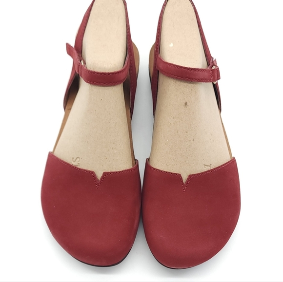 Dansko Rowan Women's Casual Slingback Cinnabar Milled Nubuck Sandals Size 8.5-9 - Picture 4 of 10